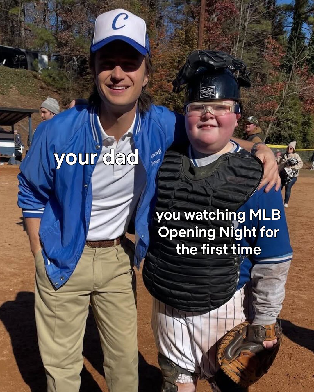 Me watching MLB Opening Night on Netflix for the first time 🧢😃

New York Yankees vs. San Francisco Giants on MLB #OpeningNight is LIVE on Netflix — March 25 at 8PM ET | 5PM PT.