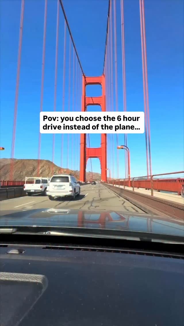 SF 🚙 LA

One of the most beautiful roads in the USA is Highway 1, and we could take the 1 hour flight from San Francisco to Los Angeles or even San Diego, but there is something about the drive that is so magical 🚙 

We are always up for the slower and more scenic route compared to flying there if we have the time that allows for it 🌊 

Would you take the 6 hour drive or the 1 hour flight? 🧐

📍Highway 1, California