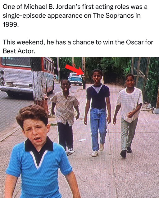 A kid from the old neighborhood making good 🤌

Michael B. Jordan has a 57% chance to win Best Actor tomorrow night per @polymarket