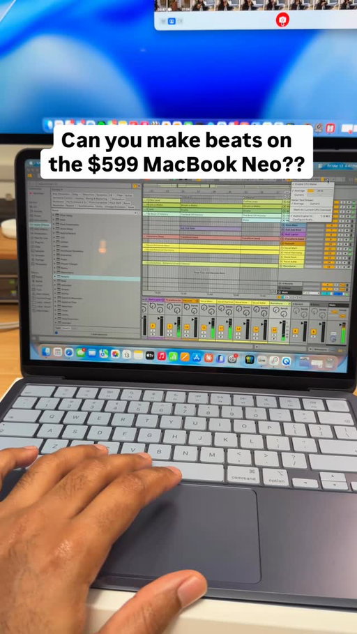 Bought the MacBook Neo to see if it’s good enough to make beats w it. Would you cop?

#MacBook #producer #beatmaker