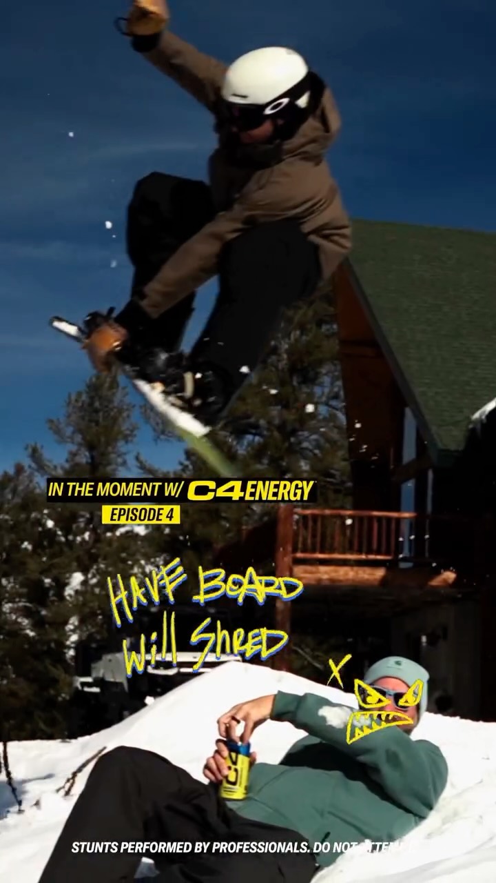 Snow-day sends just hit a new level: Hail Mary catches, snow sprays everywhere, and nonstop send-it energy. 🏂 #InTheMomentC4 #SendItEnergy