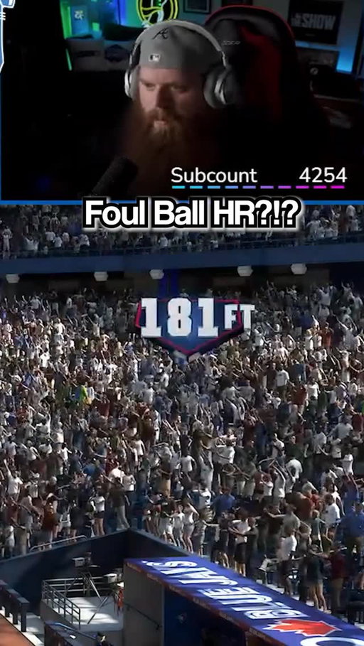 I think this is a glitch #mlbtheshow I don’t think that’s how this works! #mlbtheshow26