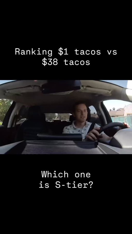 I ranked $1 to $38 tacos in a tier list with @zzdoublezz