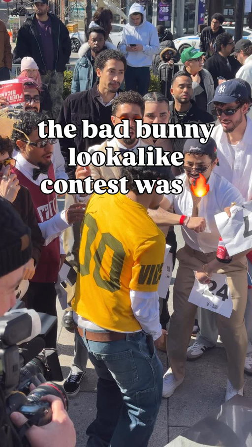 The Bronx really showed up for this one. 🇵🇷🔥

About 26 people pulled up to compete in a Bad Bunny lookalike contest in the Bronx, and the energy was exactly what you’d expect. 

Shoutout to everyone who participated and everyone who came through to watch.

@thebronxnative @7thstreetburgernyc 

(🎥: @dandyinthebronx)