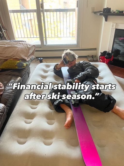Couch surfing season is well under way 😉⛷️

Follow @bruce_oldman to support my ski career ✅

Comment “ski” for a free week of personal coaching in @slope_academy with me 🍻

#parkskiing #winter #snow #freeski #ski