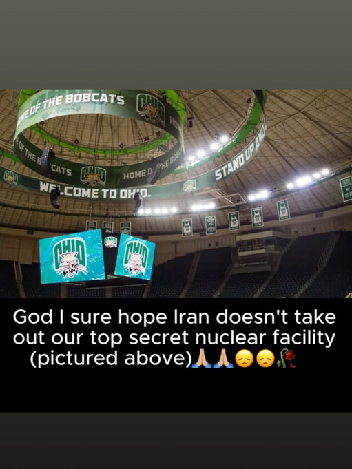 Please Iran don’t nuke our facility please

#snag #brickstreet #miamioh #oxfordohio
