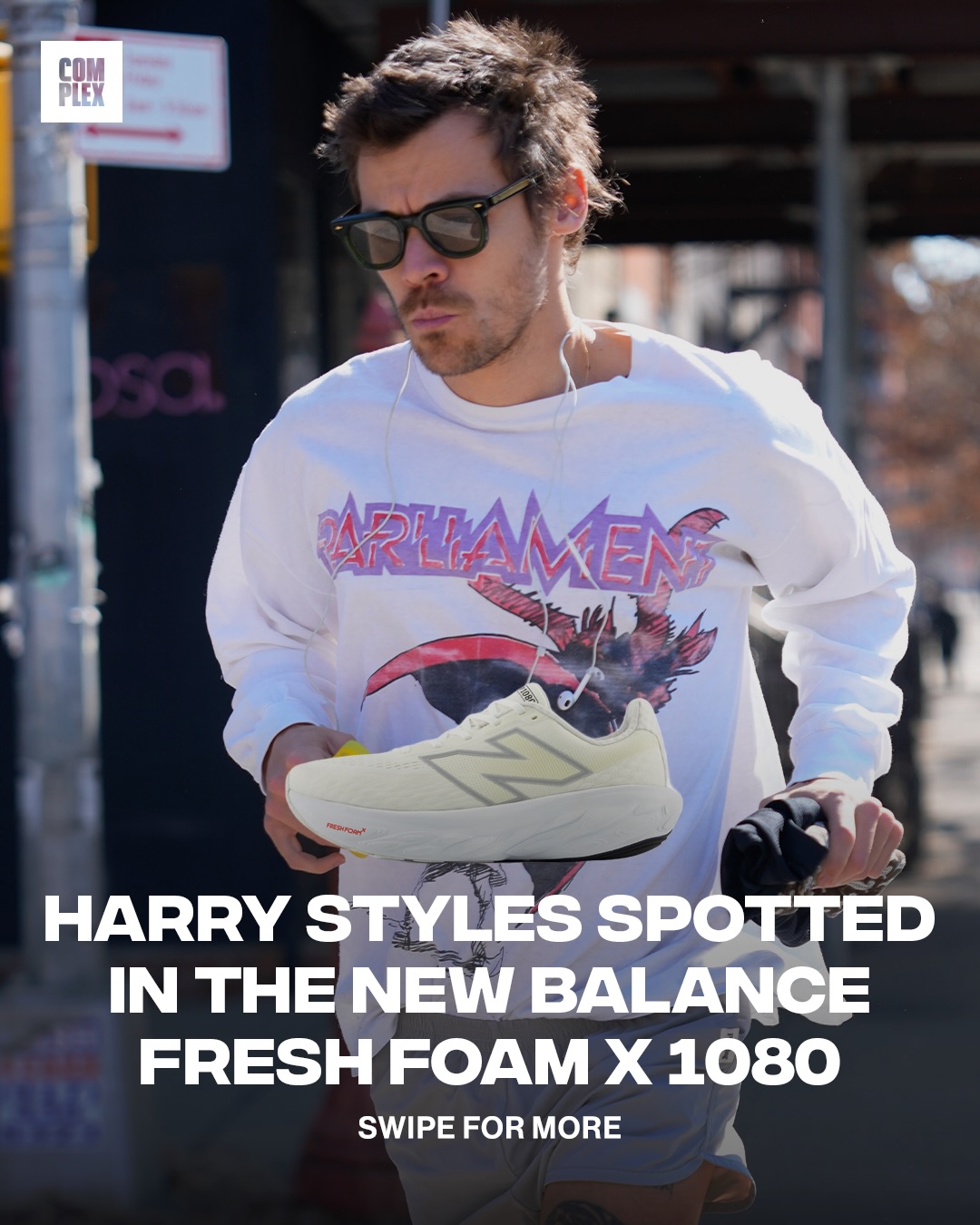 Harry has been in his running era 🏃‍♂️💨

Recently, Harry Styles spotted exercising in NYC in the New Balance Fresh Foam X 1080v14 👟