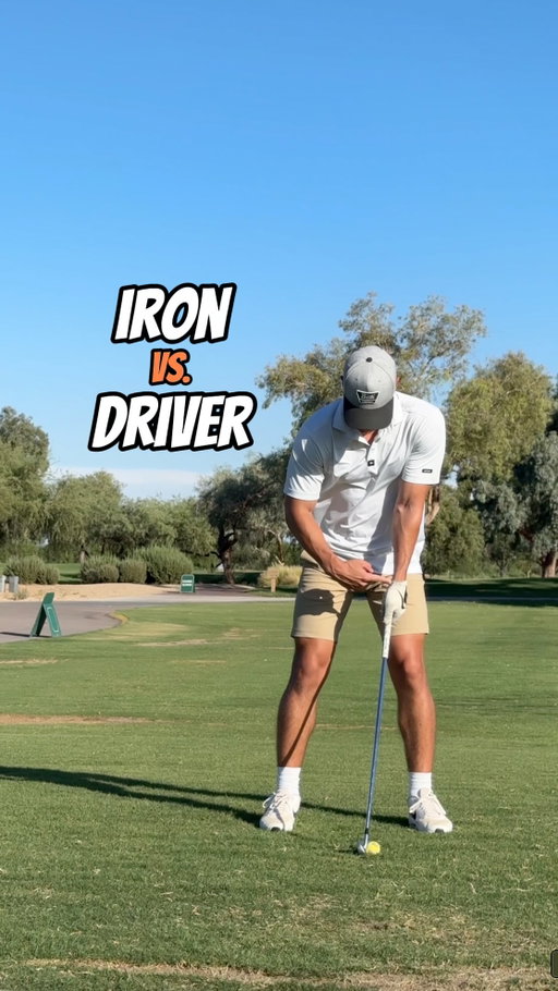 Iron vs Driver — Different Setup, Different Impact

✅ Irons: Hands forward → shaft lean at impact
✅ Driver: Hands back → vertical shaft at impact

#golftips #golflesson #golfswing #impact #howto