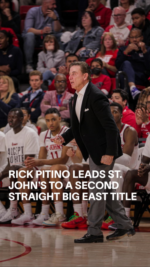 Pitino and the Johnnies run it back — second straight Big East title. #TBT