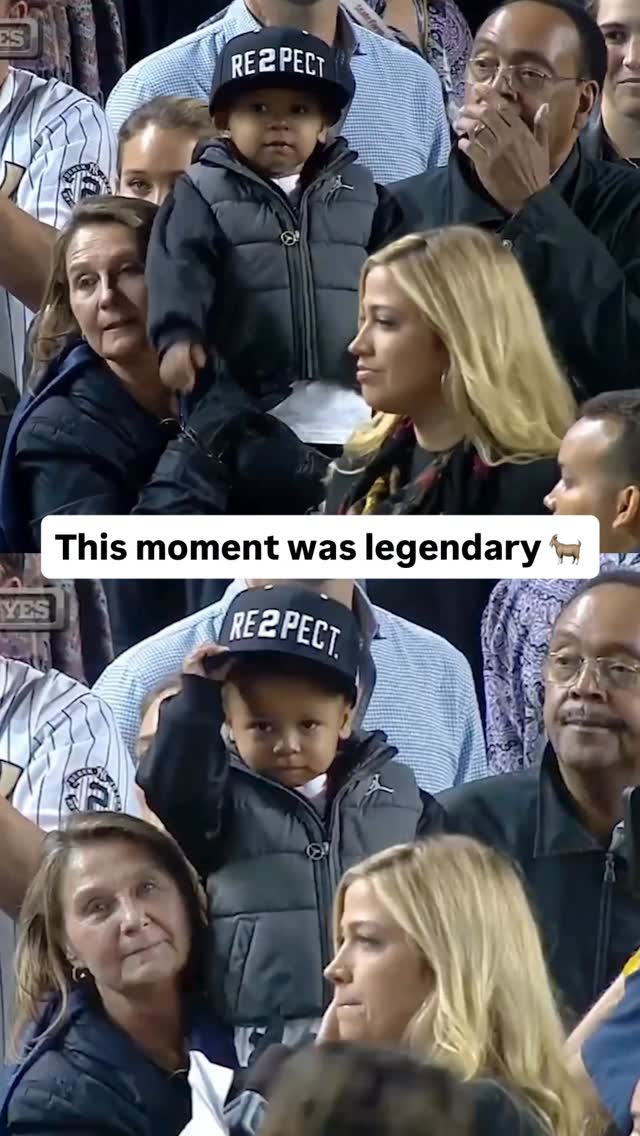 In 2014, during Derek Jeter’s final home game at Yankee Stadium, his young nephew tipped his hat to him after he hit a walk-off single.

One of the most memorable farewell moments in baseball.

New York Yankees vs. San Francisco Giants on MLB #OpeningNight. LIVE on Netflix — March 25 at 8PM ET | 5PM PT.

#mlb #baseball #yankees #nyyankees
