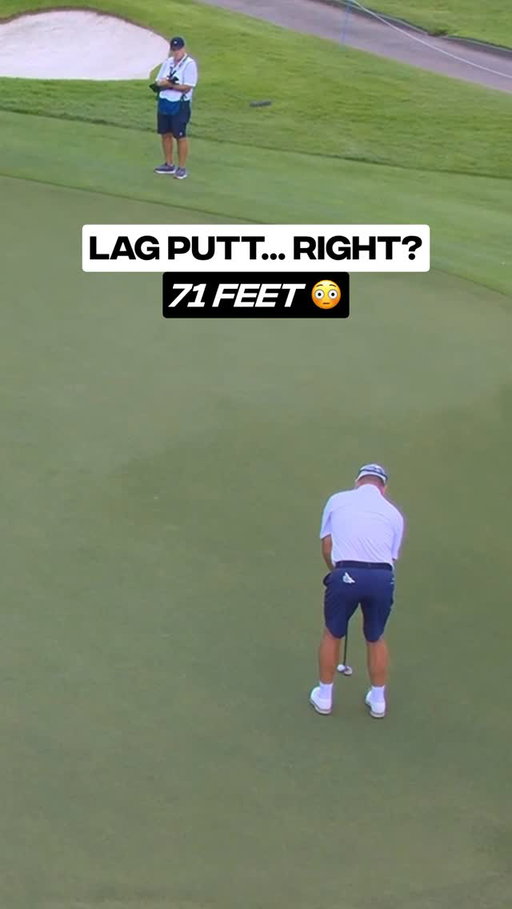 Best putt you’ll see all day 👀