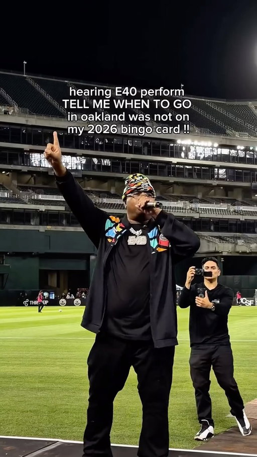 side quested too hard i ended up on the field with @e40 😭 LET’S GO @oaklandroots!!! ⚽️🌟 #bayarea #oakland #e40 #oaklandca #oaklandroots