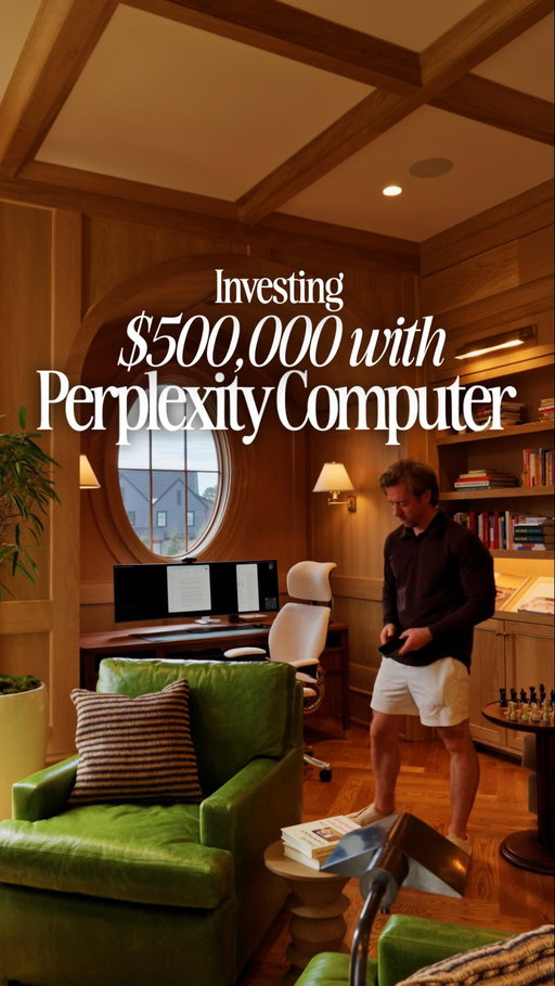 I just used Perplexity Computer to invest $500k. Here’s the story. 

Comment “Computer” and I’ll show you how else I use it in my life & business.

#Perplexitypartner #investing #entrepreneurship #AI
