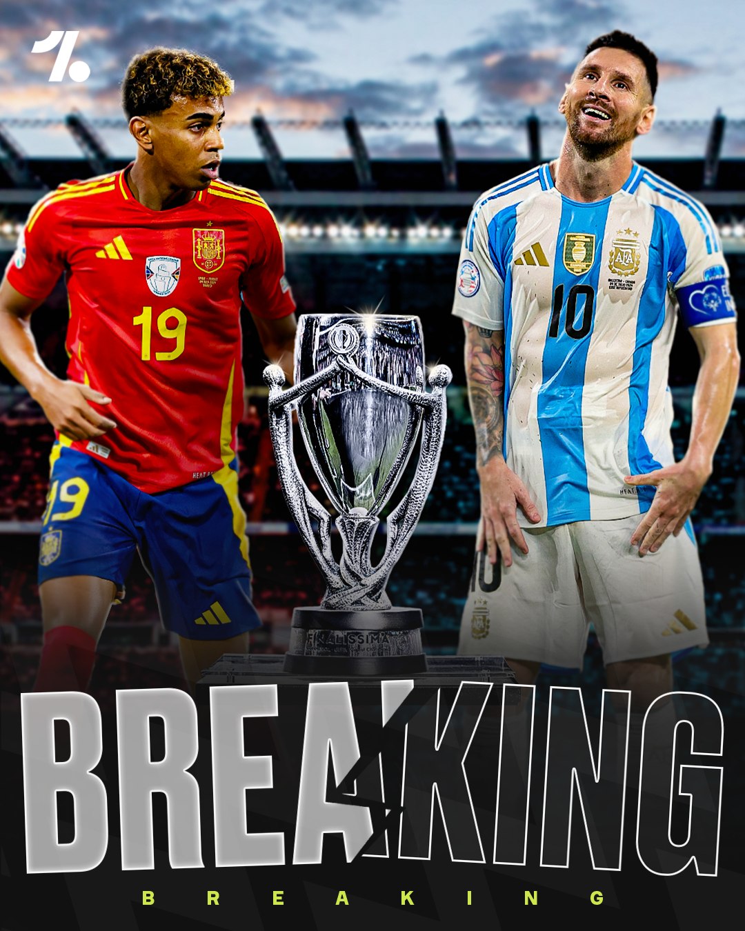 UEFA has confirmed the 2026 Finalissima between Spain and Argentina has been cancelled due to the ongoing conflict in the Middle East ❌🏆