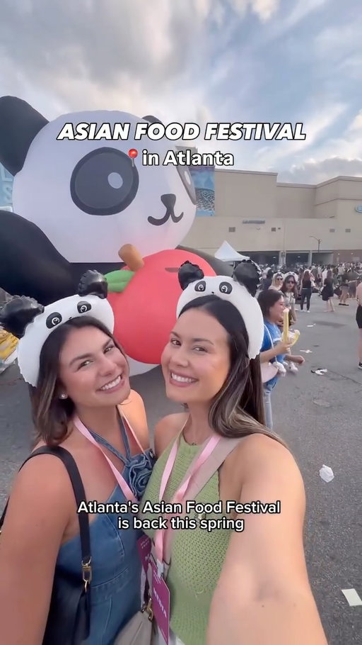 This is the ONLY panda fest happening in atlanta this year so don’t miss it! You can try food from over 80 Asian vendors! 

TICKETS 🎟️ 
$14 general admission
$35 VIP
$2 more for Saturday tickets
$20 gate admission

EVENT DATES 🗓️ 
Friday April 3rd 4PM-10PM
Saturday April 4th 10AM-10PM
Sunday April 5th 10AM-8PM

LOCATION📍 
Atlantic Station Pinnacle Lot
221 20th St Atlanta, GA 30363