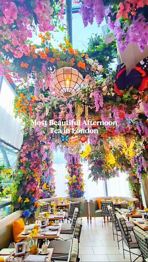 Butterflies, bubbles, and Borough Market magic 🦋✨

Step into a magical floral installation at ROAST's Butterfly in the Meadow tea. This dreamy setting is inspired by British wildflowers, paired with Veuve Clicquot and the most beautiful savouries and patisserie. We sipped the Butterfly Garden and Golden Wings cocktails and honestly didn't want it to end 🌸🥂

From £59 with tea

Share with someone who deserves a treat 🎀 Happy Mother's Day to all the wonderful mothers 

📍 ROAST, Borough Market @roast_restaurant 

#AfternoonTea #BoroughMarket #VeuveClicquot #LondonFoodie #LondonAfternoonTea