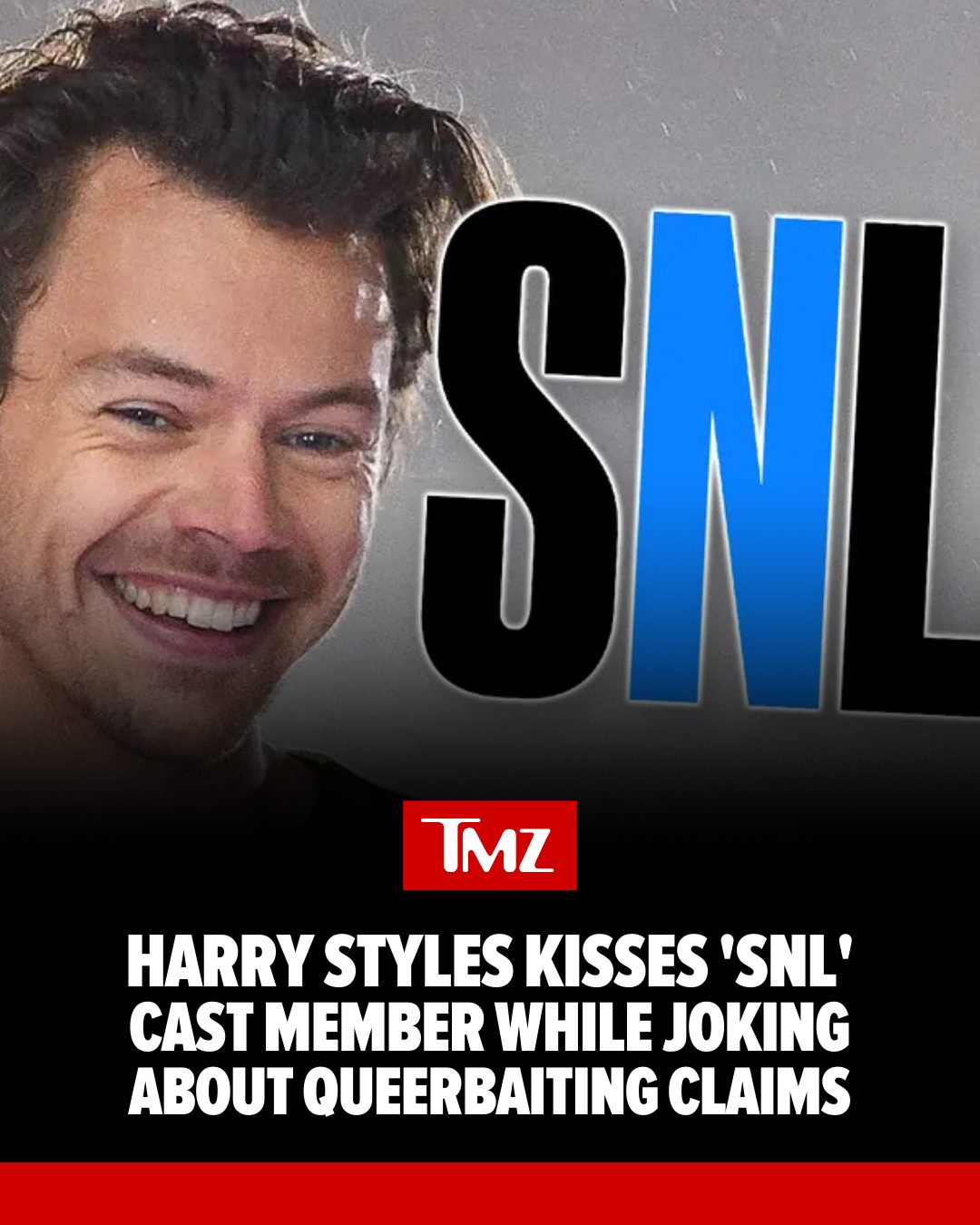 👀👀 Harry Styles pulled double duty on "Saturday Night Live" this weekend and delivered a monologue that had the audience cracking up ... especially when it ended with a surprise kiss.

See more at the link in bio!