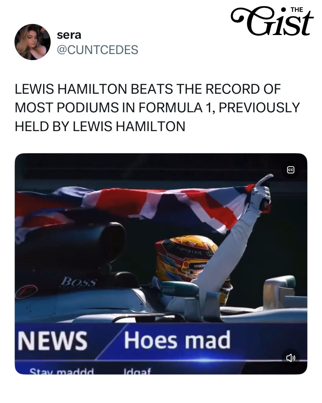 Lewis back on the podium and Kimi with his first win – what a day. 🤩⁣
⁣
Mercedes’ Kimi Antonelli gets his first-ever Formula 1 Grand Prix win, securing his maiden victory at the Chinese Grand Prix and becoming the second-youngest winner in F1 history at 19. 🔥⁣
⁣
He’s flanked by his Mercedes teammate George Russell and the man he replaced at Mercedes – now racing for Ferrari – Lewis Hamilton. 💪⁣
⁣
“I’m speechless,” said a tearful Antonelli, 19, as soon as a microphone was thrust into his hand on Sunday. “I’m about to cry, to be honest.” 🥺⁣
⁣
Antonelli also became the youngest polesitter heading into today’s race after securing pole position. 👏⁣
⁣
In a race full of lead changes and action, George Russell finished second, while Lewis Hamilton earned his first Grand Prix podium for Ferrari in third. 🤩⁣
⁣
#menssports #f1 #formula1 #mercedes #ferrari ⁣