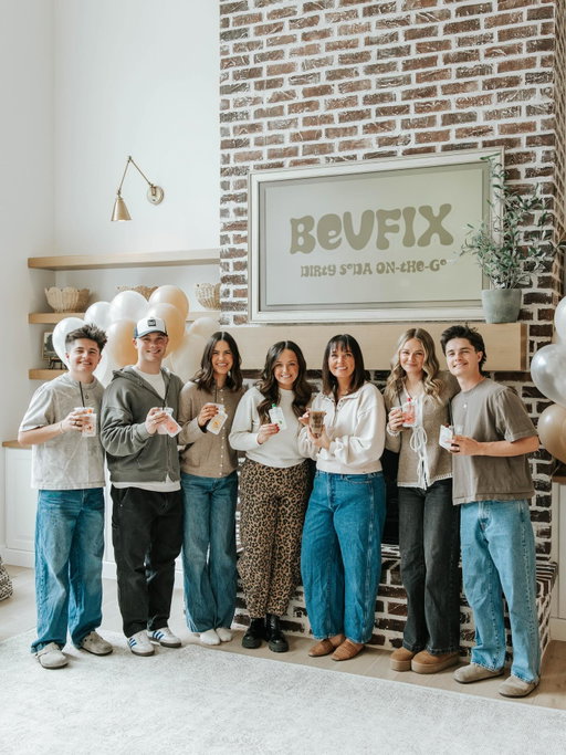 BevFix just got bigger 🥤✨
We’re beyond excited to officially announce our new business partners! Joining us are Boston Mikesell, Brock & Kesley Mikesell and Alyssa & Dallin Johnson. This is such a huge and exciting step for our little business, and we can’t wait for what’s ahead. More growth, more fun, and more dirty soda on the go. 🤍

We’re so grateful for the love and support that’s brought us here — and we’re just getting started.
Big things are coming. 💫