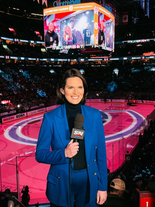 Hockey Night in Montreal featuring my growing baby bump and Macklin Celebrini ☺️🤰🏻