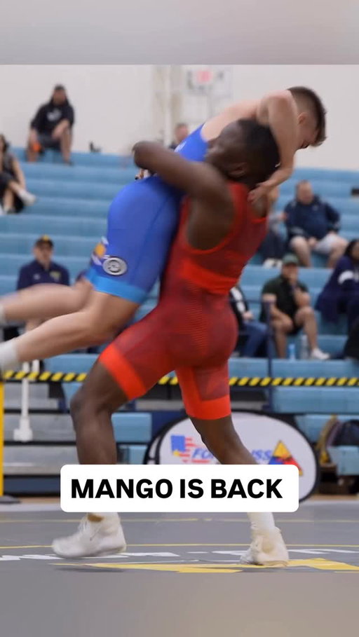 The much-anticipated return of @mango59kg—freestyle edition! LA28? 🧐 

#usawrestling @armedforcessports