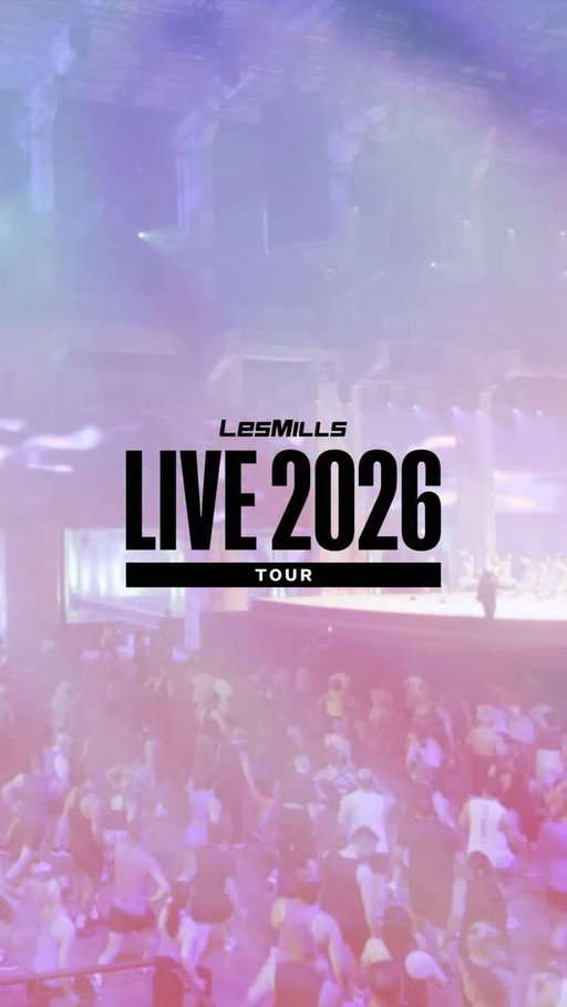 Pack your trainers 👟✈️
LES MILLS LIVE 2026
Barcelona. Bangkok. Riyadh.
