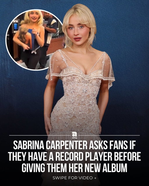 Sabrina Carpenter was spotted on the streets of New York City, handing out her new album, but there’s a caveat.

She’s making sure fans actually have a record player first.

These unsuspecting fans have a hilarious exchange.

Would you be ready if she asked you the same question?