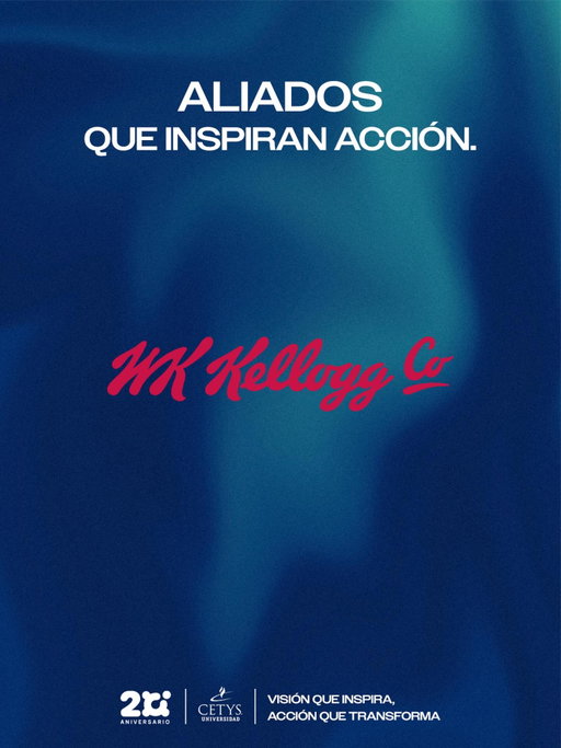Gracias a Kellogg por creer en el talento de los jóvenes y apostar por la formación de la próxima generación de líderes ⚡.

Su apoyo hace posible que Congreso Células 2026 siga creando espacios donde las ideas se conectan, se comparten y se convierten en acción.

🎟️ Vive la experiencia y asegura tu lugar.
🗓️ 18, 19 y 20 de marzo
📍 Auditorio CETYS Mexicali

—
#CongresoCélulas #CETYSUniversidad #Células2026 #Aliados #Mexicali