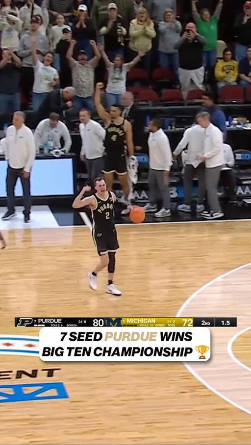 PURDUE TAKES DOWN MICHIGAN ‼️ @boilerball