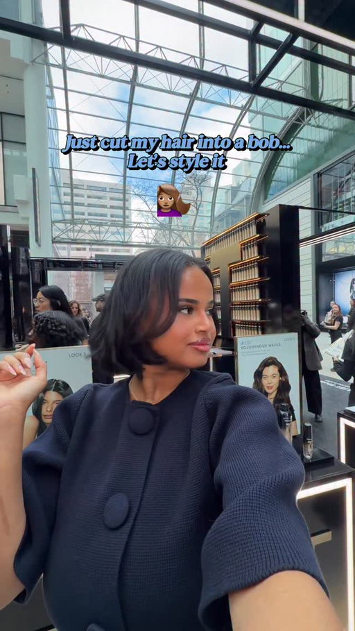 Okay but how cute are these waves though? 💁🏽‍♀️

Learned a new way to style my bob at the A-List Studio by @tresemme using the new A-List Collection. The Dry Texturizing Spray gave my hair so much volume… safe to say it’s staying in my routine ✨ Available now at Walmart & Shoppers Drug Mart #TRESPartner