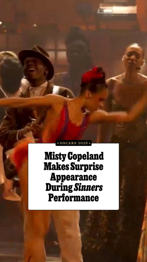 Ballet dancer Misty Copeland makes a surprise appearance during the #Sinners performance at the #Oscars. What did Timotheé think of this?