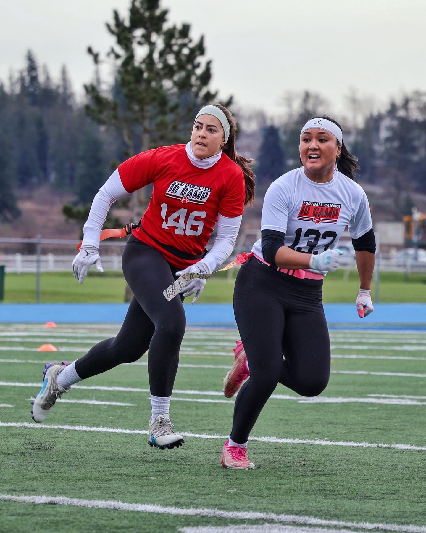 Where the road to Team Canada begins. 🇨🇦

The top flag football players from across British Columbia gathered in Langley today for the Team Canada Flag Football Identification Camp. Athletes competed and showcased their talent in front of national team coaches as part of the evaluation process for future international competitions.

—

Là où le parcours vers Équipe Canada commence. 🇨🇦

Les meilleurs joueurs et joueuses de football avec drapeau de partout en Colombie-Britannique se sont réunis aujourd’hui à Langley pour le camp d’identification d’Équipe Canada. Les athlètes ont compétitionné et démontré leur talent devant les entraîneurs de l’équipe nationale dans le cadre du processus d’évaluation en vue de futures compétitions internationales.