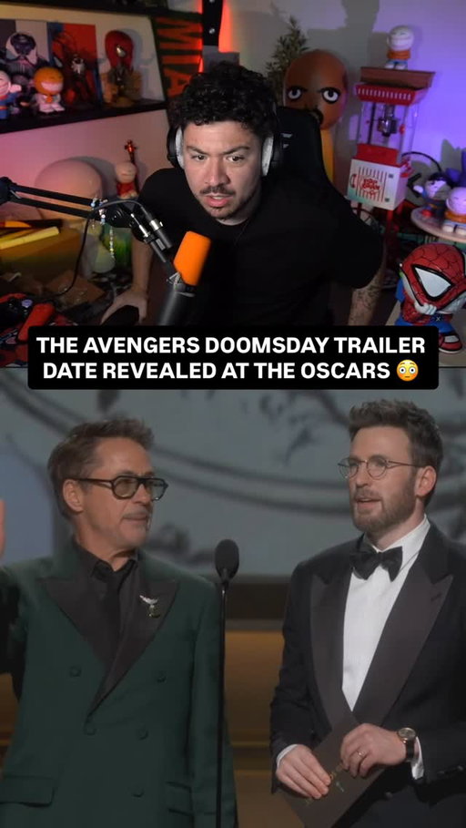 ROBERT DOWNEY JR AND CHRIS EVANS PRESENT AT THE OSCARS WHILE TEASING DR DOOM AND AVENGERS DOOMSDAY 🤯🔥 

#avengers #marvel #oscars #ironman #captainamerica