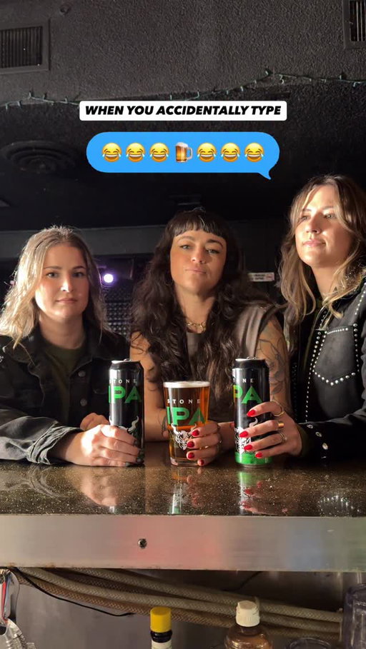 We all know you meant to put that emoji there. Let’s go get a beer.