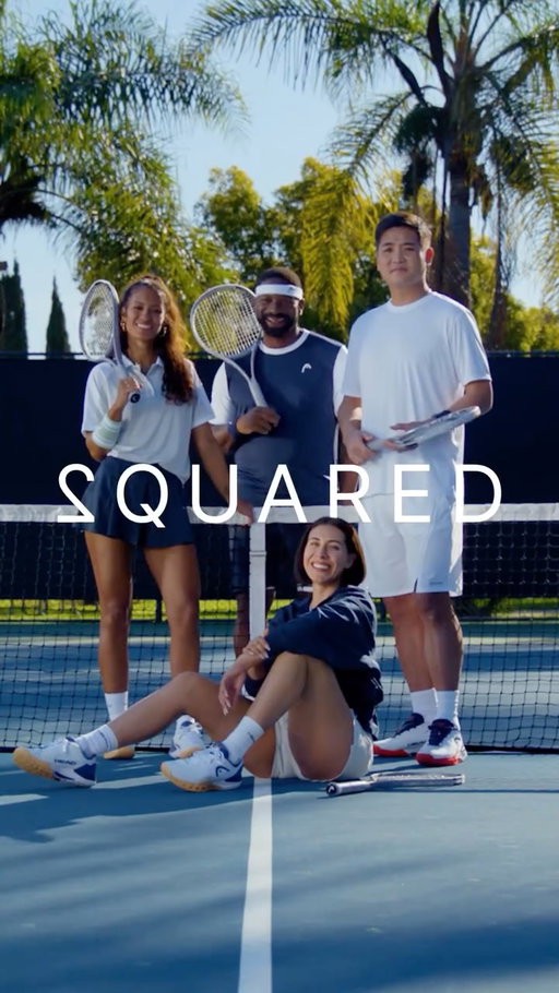 Four strengths: power, precision, comfort and effortless maneuverability. One Racquet: SQUARED

#WinComfortably