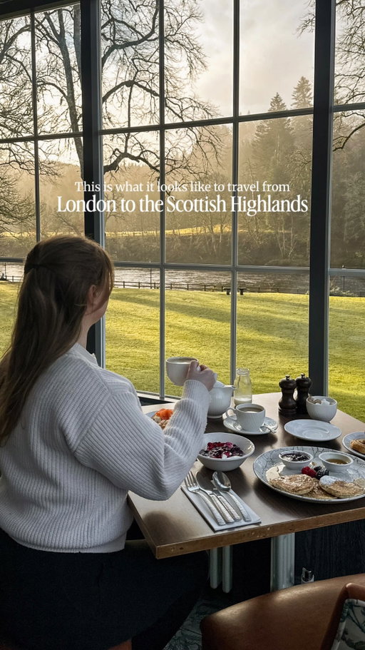 Come with me to travel from London to Perthshire on the Caledonian Sleeper 🚆🐑☕️🏴󠁧󠁢󠁳󠁣󠁴󠁿 @caledoniansleeper ad 

💤 We boarded the Caledonian Sleeper train late in the evening at London Euston, and woke up in the picturesque Scottish Highlands, ready for a day of exploring and experiencing the beauty of Perthshire

🦌 @dunkeldhouse hotel makes the perfect
Highland escape. Situated just a twenty minute walk from the charming town of Dunkeld, this gorgeous four-star hotel by the River Tay offers stunning rooms, a luxurious spa, scrumptious afternoon tea, even clay pigeon shooting at @countyclays on site. We ended each evening with dinner at The Stag restaurant to relax after our busy days!

🥾 We loved exploring the darling town of Dunkeld, from grabbing breakfast at the famous ARAN bakery to hiking through The Hermitage

If you’re thinking of visiting the Highlands on the Caledonian Sleeper, this is your sign!

@crerarhotels #dunkeldhouse #crerarhotels #caledoniansleeper #experiencescotland