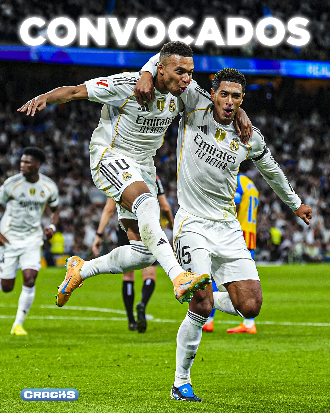 ESTÁN DE REGRESO. 📋

Kylian Mbappé y Jude Bellingham entraron en la lista de convocados para la vuelta contra Manchester City.

Álvaro Carreras también entró. ✅