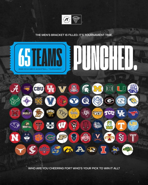 We’re proud to have 65 men’s teams and 65 women’s teams signed with Athletes Thread this tournament.

Support the athletes making their mark on the biggest stage.