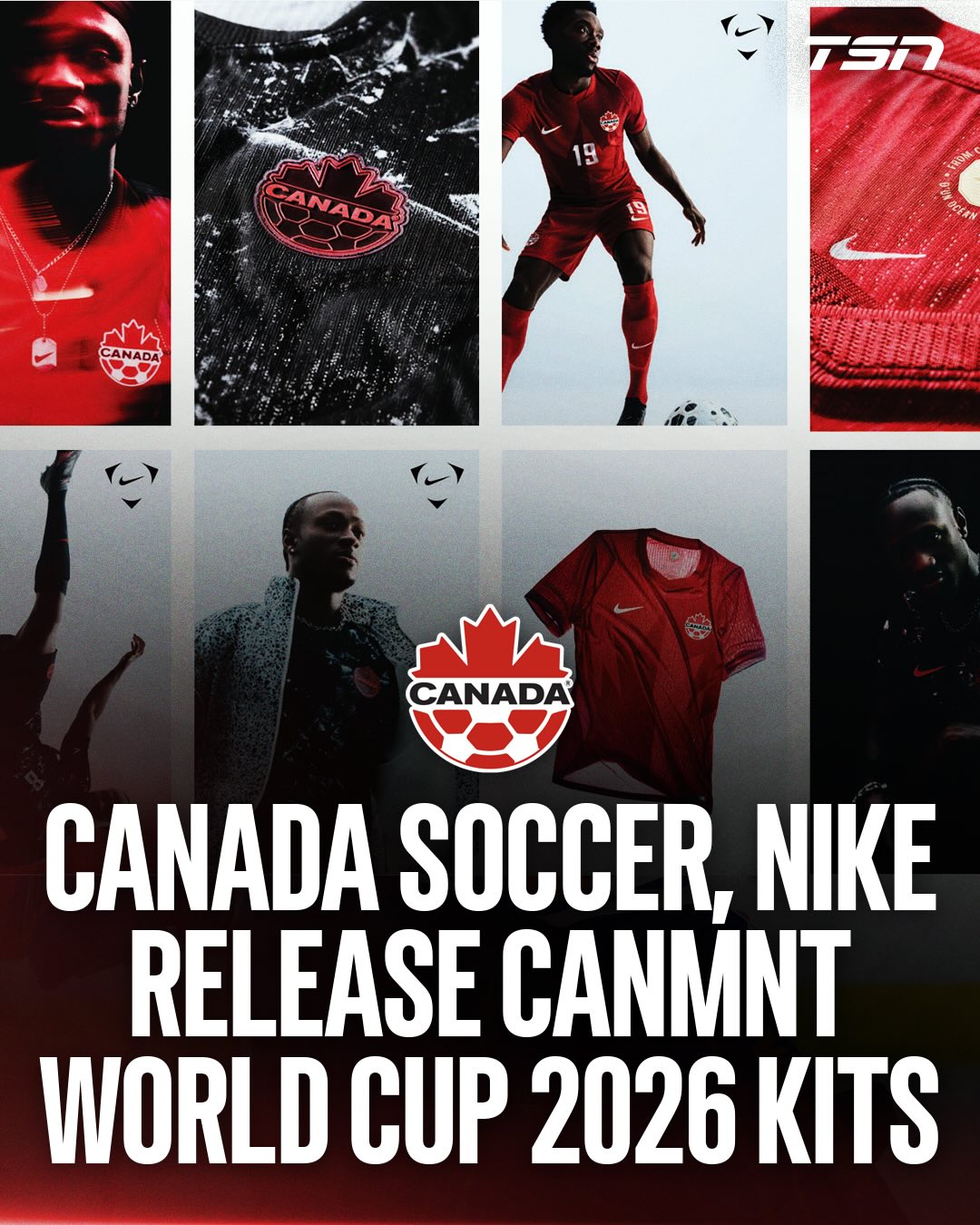 CANADA’S WORLD CUP KITS HAVE DROPPED! 🇨🇦 Thoughts on the look? #FIFAWorldCup