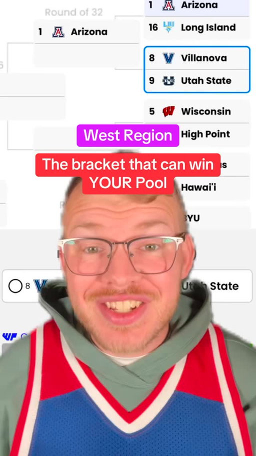 The West is the most stacked region in March Madness #marchmadness #collegebasketball