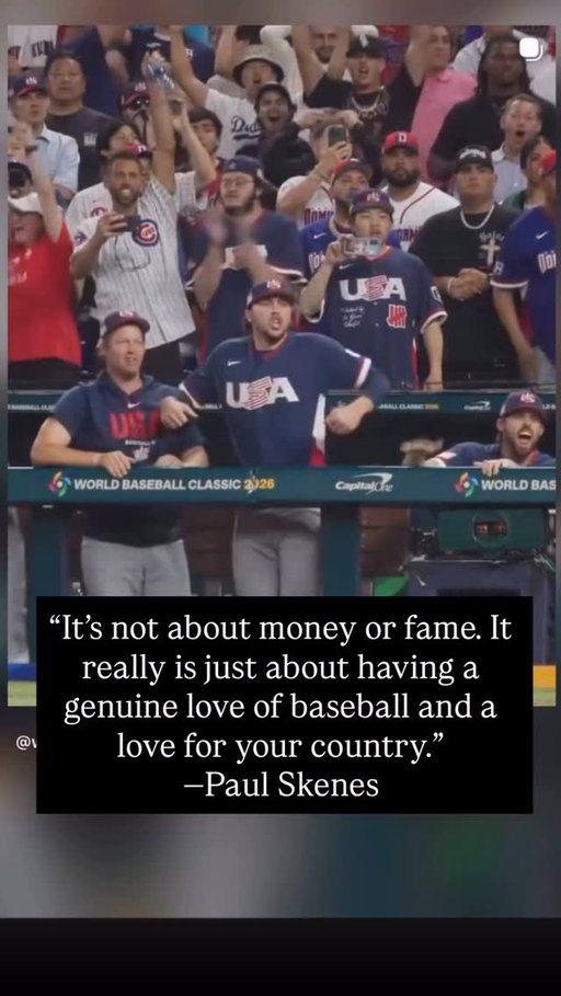 In a night packed with emotion, Paul Skenes showed none (as usual) until the result was in. 

A real privilege for me to be there to see Paul and Team USA play like it was Game 7 of a World Series. It was the loudest and most electric baseball game I’ve ever attended, and to those who say it’s “just an exhibition,” just ask the players how they feel. This matters.
