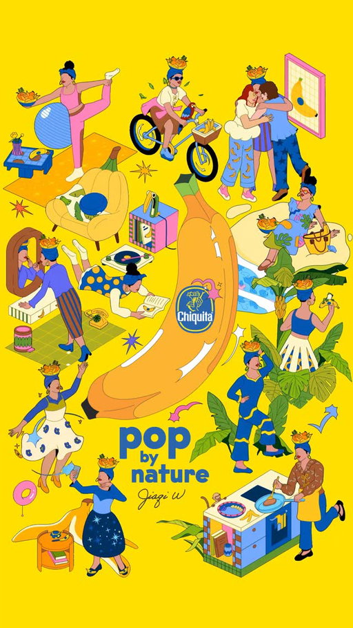 Peel, pop, Miss Chiquita never stops 🌴 Watch her shine and become more pop-pular than ever 💁‍♀️💫 All brought to life by the brilliant creativity of the amazing @jq.wan 🫶🎨

#PopByNature #PopByNature2026