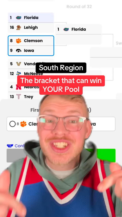 The EASIEST path for any 1 Seed #marchmadness #collegebasketball