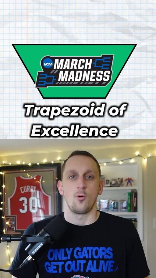 TRAPEZOID OF EXCELLENCE has arrived for the tournament 

#marchmadness #cbb #trapezoidofexcellence #bracket