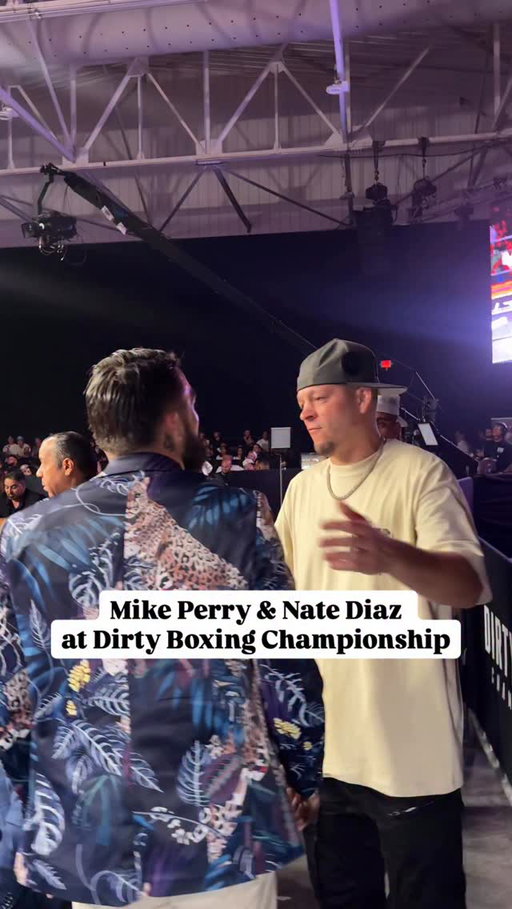That time @platinummikeperry & @natediaz209 crossed paths at Dirty Boxing in Miami. 😳

————

On April 10th we’re back in Miami with a stacked card. Get your tickets now! 

Comment TICKETS for link. 🎟️