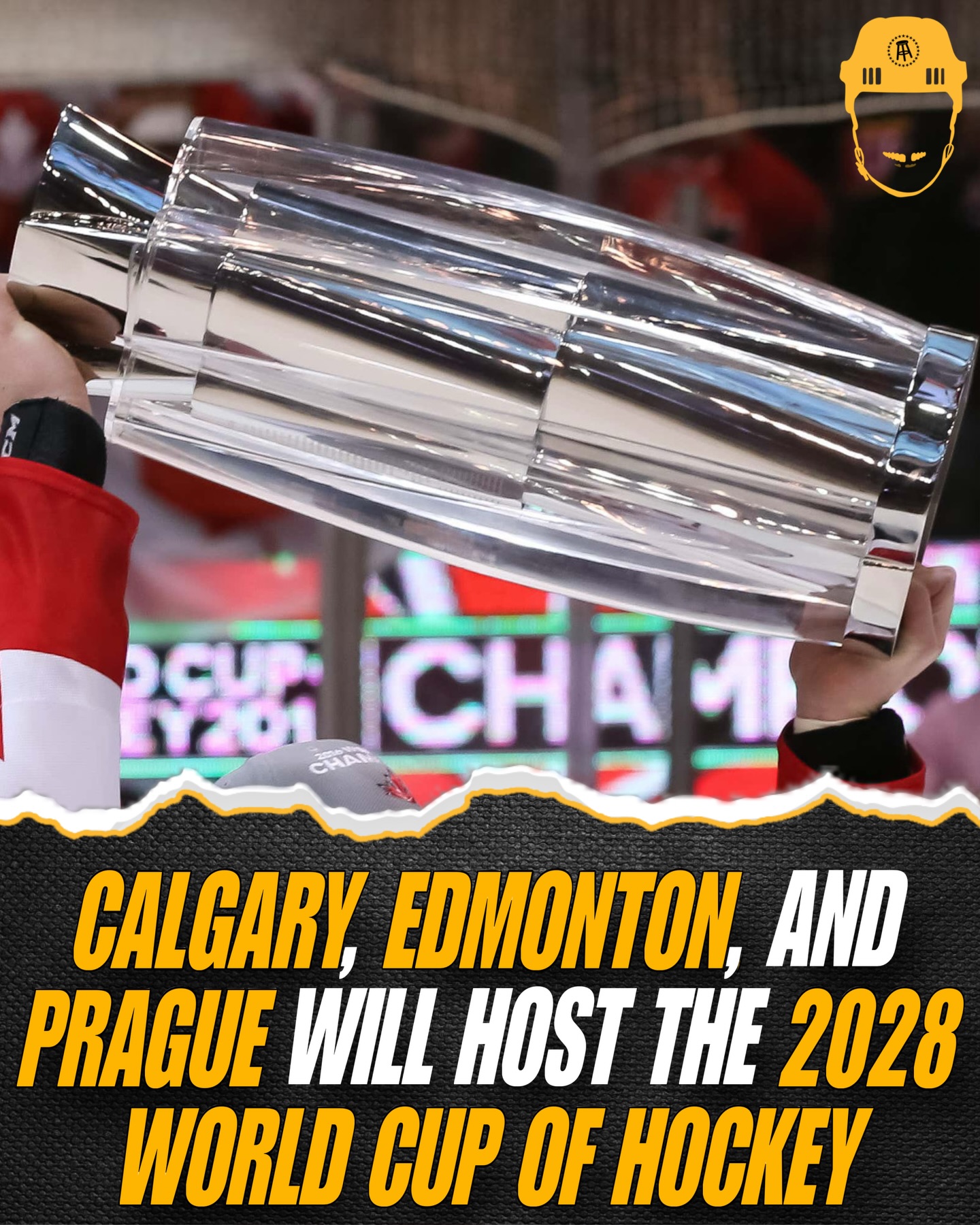 Calgary, Edmonton, and Prague are your hosts for the 2028 World Cup of Hockey 🌎🏆