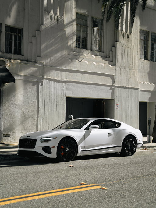 Brave, modern and radiating Beverly Hills attitude, this uniquely specified Bentley Continental GT is absolutely an A-lister.​

Based on the Azure, it's elevated with crafted details by Bentley's Mulliner division. Stone Veneer applied across the dash, console and door rails. The genuine article: cool to the touch, literally rock hard.​ This brooding organic texture is offset by flashes of Mandarin. It's in the embroidery in the hide. And it zings through the intricate black-anodised Bang & Olufsen speaker grilles.​

Outside, a similar effect comes from Mandarin brake callipers glimpsed behind the black wheels' spokes. ​

Dark Chrome interior details and Backline exterior make the absolute maximum contrast against the brilliant satin white of the exterior paintwork and interior hide.​

In a place where people get noticed, this car isn't about to be outshone.

Retailer: @bentleybeverlyhills

Discover more via the link in our bio.

#Bentley #BentleyContinentalGT #ContinentalGT

Continental GT Azure (hybrid) WLTP drive cycle: Electrical consumption weighted, combined – 19.8 (kWh/100km). Fuel consumption combined with discharged battery – 27.4 (10.3) mpg (l/100km). Fuel consumption weighted, combined – 68.9 (4.1) mpg (l/100km). CO₂ emissions weighted, combined – 93 g/km. CO₂ class weighted, combined – B. CO₂ class with discharged battery – G.