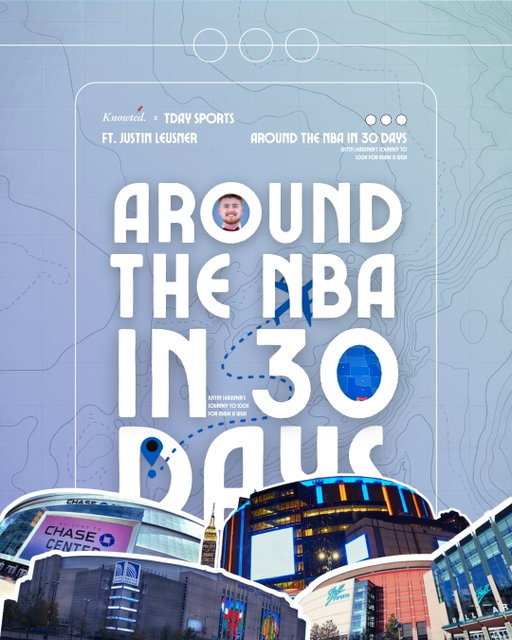 Around The NBA In 30 Days?

Today we give a quick look into @justinleusner and his journey to travel to every @nba arena in the country in 30 days. A major endeavor in a short amount of time, but I believe he can achieve it.

Make sure to donate @makeawishamerica .com to be apart of greatness. 

#makeawish #tdaysports #nba