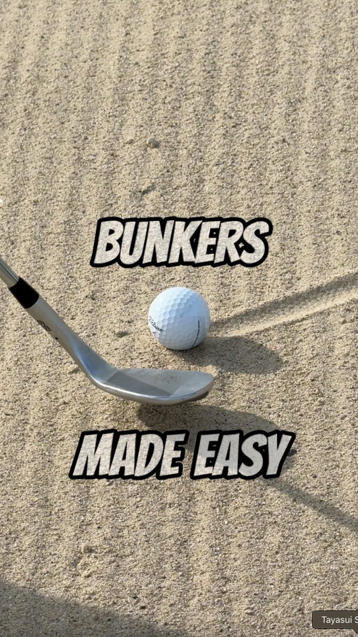 Bunkers made easy: open the clubface and hit a ball behind your ball

#golf #golftips #golflesson #shortgame #bunker