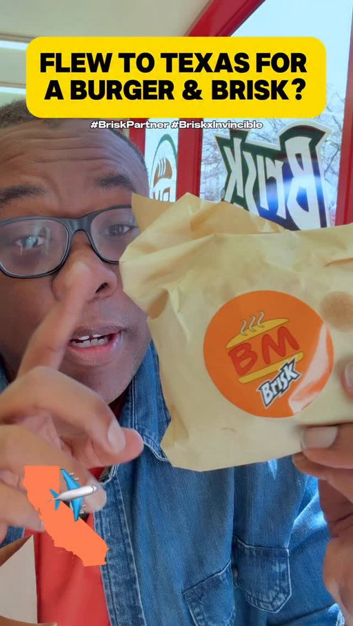 Invincible Burger Mart in real life? #BriskPartner Thanks @brisk @invincible.hq for sending me to their Burger Mart Austin Pop-Up filled with burgers & Brisk in Invincible cans. I felt like I was in the show... but good thing Omni-Man didn’t show up. Check out Invincible Season 4 on @primevideo and grab a Brisk with a burger to set the mood. #BriskxInvincible #Invincible